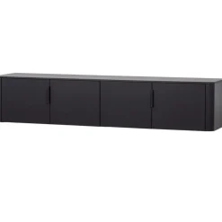 WOOOD (Zwevend) TV-meubel Gunnar Zwart - 200x56x44 cm