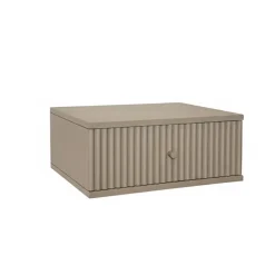 Zwevend Nachtkastje Sem Taupe - 45x18x35 cm