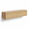 Zwevend TV-meubel Chester Naturel - 150x35x40 cm