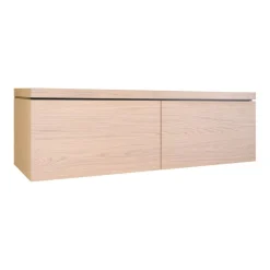 Zwevend TV-meubel Vista Eiken - 121x38x40 cm