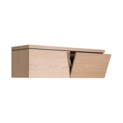 Zwevend TV-meubel Vista Eiken - 121x38x40 cm